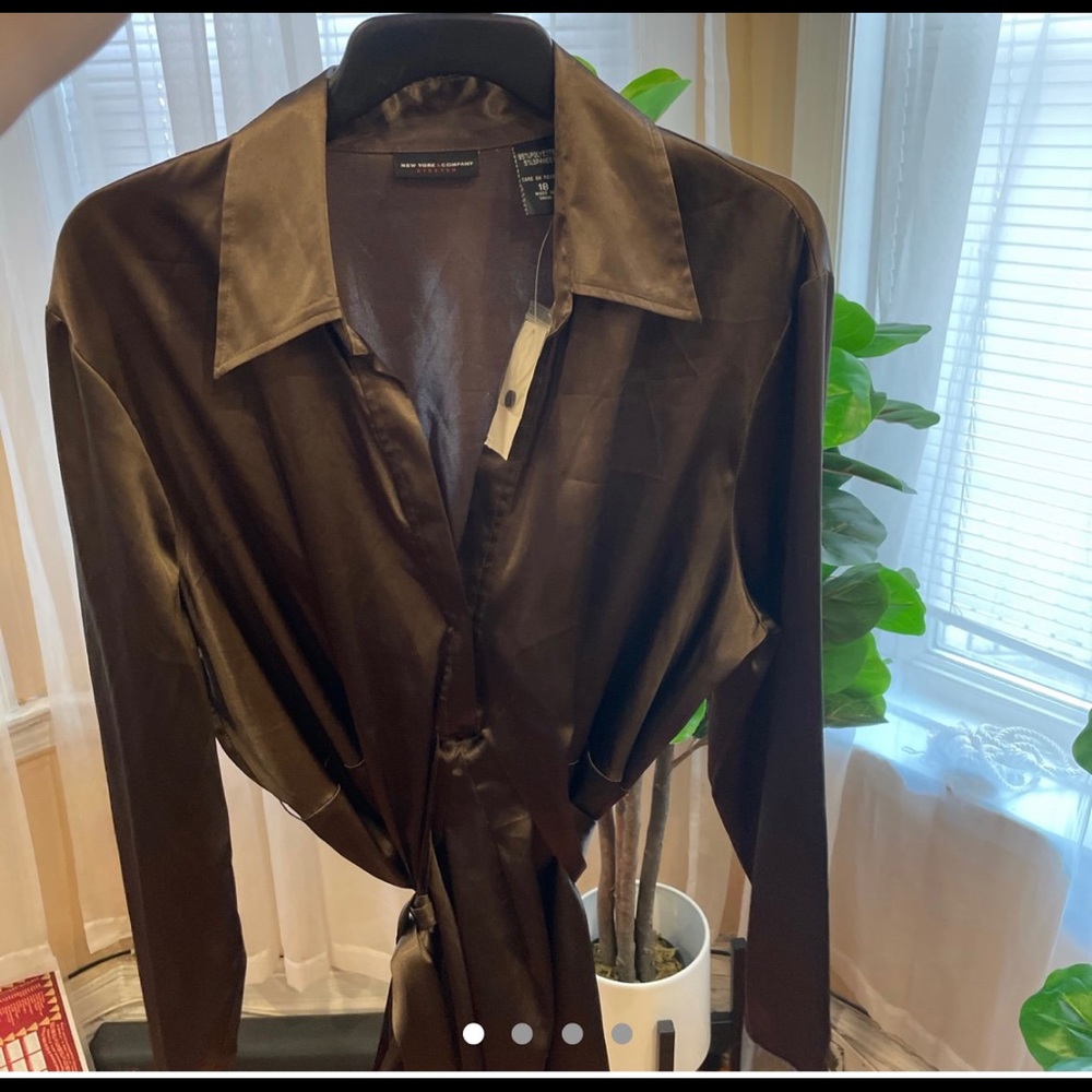 Brown blouse
